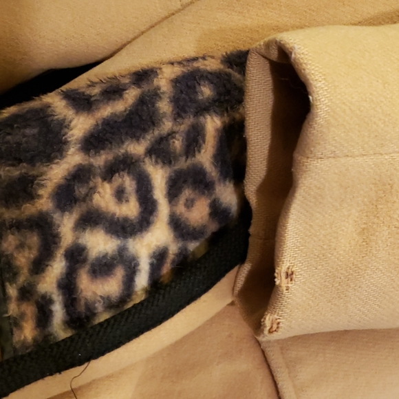 Vintage Leopard Wool Coat Pinup Style - Picture 8 of 8